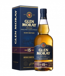 Glen Moray - 15 year old Single Malt Whisky 40°